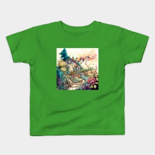 Backyard Garden Retreat Kids T-Shirt